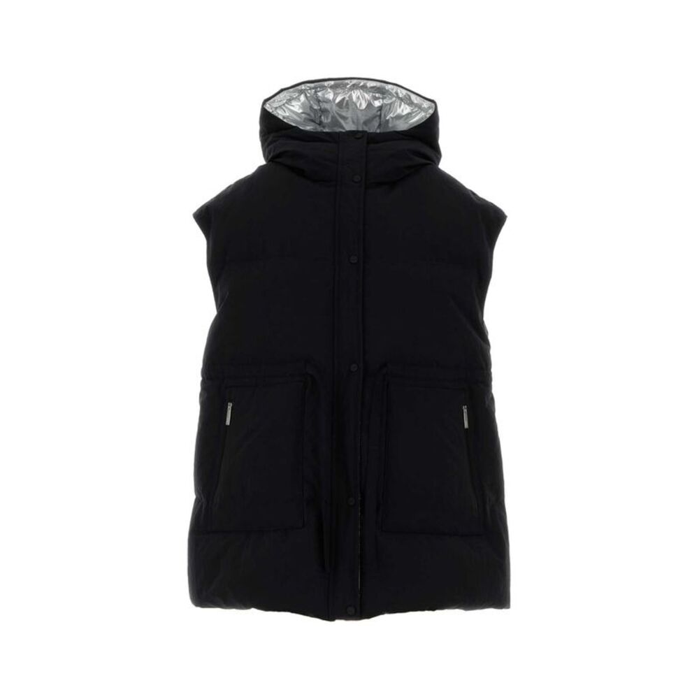 Herno Laminar Women Black Polyester Blend Sleeveless Down Jacket